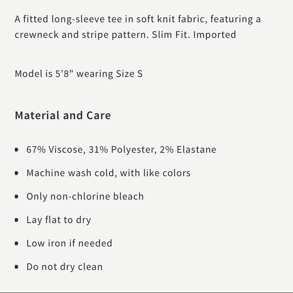 🆕 HOLLISTER MUST HAVE SLIM TEE SMALL - Picture 3 of 4